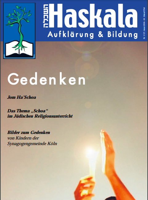 Deckblatt - Das Thema „Shoa“ im Jüdischen Religionsunterricht